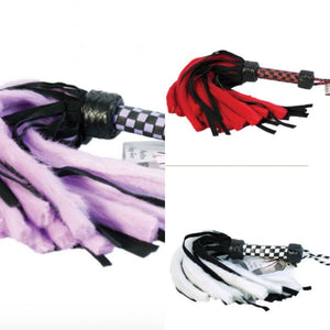 Short Suede and Faux Fur Flogger