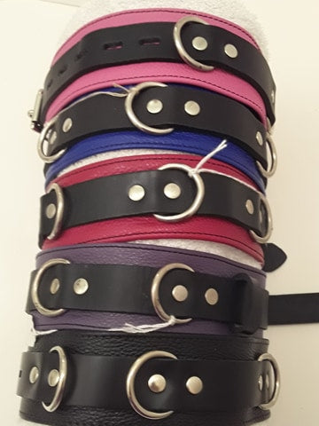 Locking Leather Collars