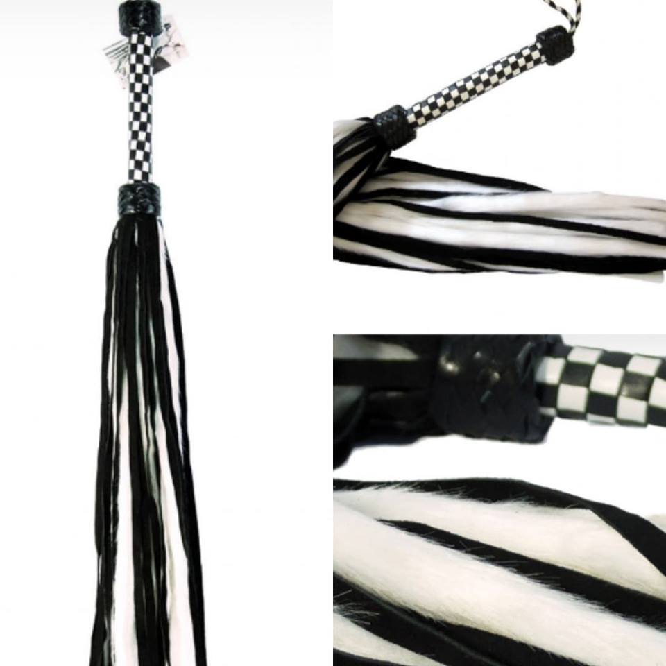 Suede and Faux Fur Flogger
