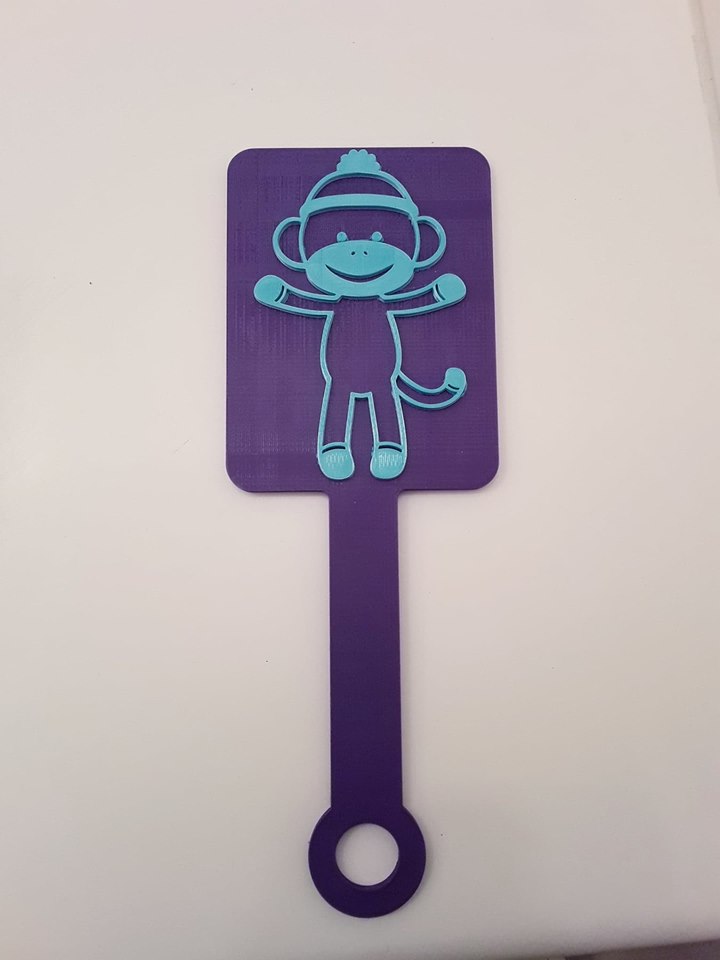 Sock Monkey Paddle